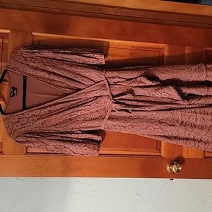 City Chic Crochet lace dress